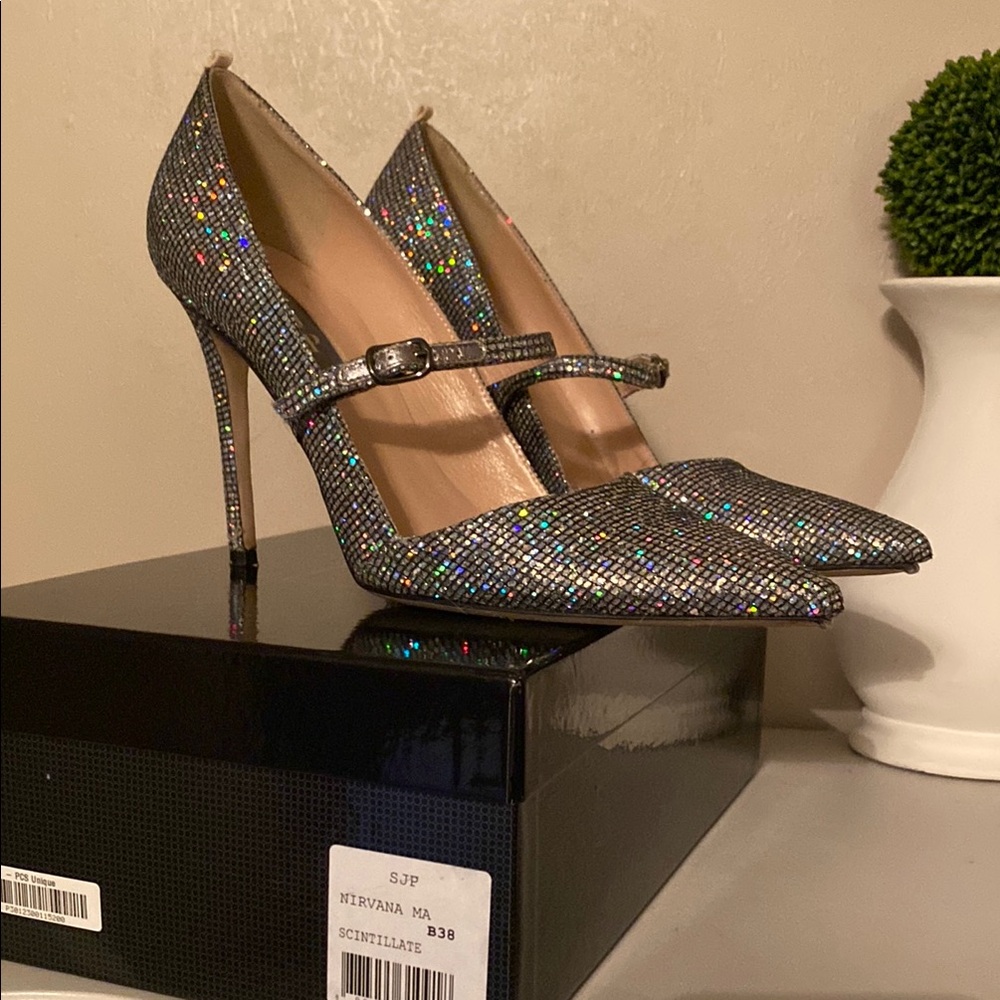 SJP Nirvana Scintillate heels 38